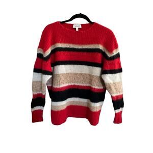Stockholm Atelier & Other Stories XS Red Black Wool Mohair Sweater #3108